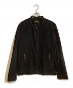 RUDE GALLERY BLACK REBELルードギャラリー ブラックレーベル）の古着「コーディロイライダースジャケット」｜ブラック