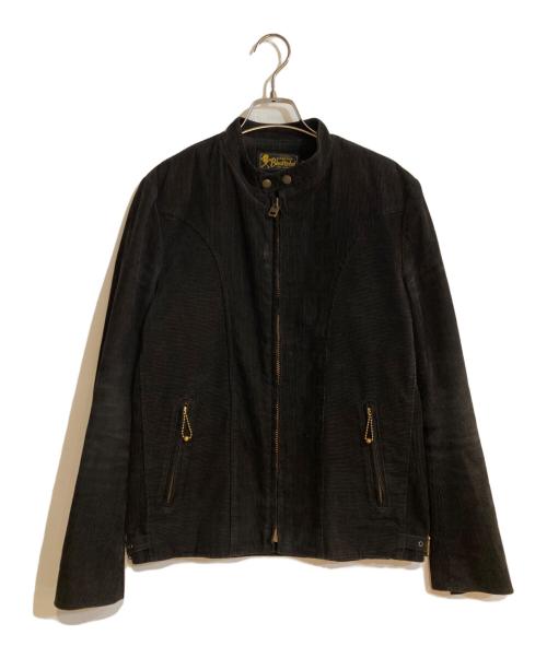 RUDE GALLERY BLACK REBEL（ルードギャラリー ブラックレーベル）RUDE GALLERY BLACK REBEL (ルードギャラリー ブラックレーベル) コーディロイライダースジャケット ブラック サイズ:Mの古着・服飾アイテム