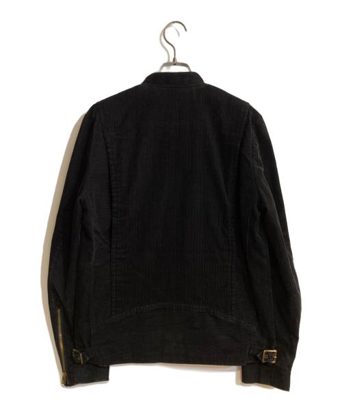 RUDE GALLERY BLACK REBEL（ルードギャラリー ブラックレーベル）RUDE GALLERY BLACK REBEL (ルードギャラリー ブラックレーベル) コーディロイライダースジャケット ブラック サイズ:Mの古着・服飾アイテム
