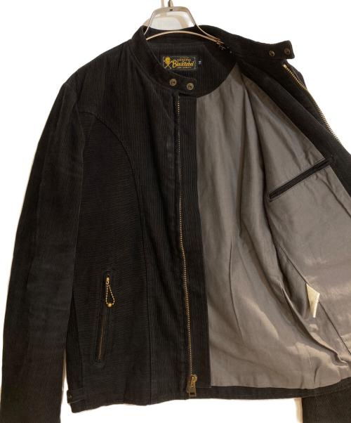 RUDE GALLERY BLACK REBEL（ルードギャラリー ブラックレーベル）RUDE GALLERY BLACK REBEL (ルードギャラリー ブラックレーベル) コーディロイライダースジャケット ブラック サイズ:Mの古着・服飾アイテム