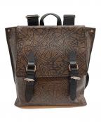 Vivienne Westwoodヴィヴィアンウエストウッド）の古着「オーブエンボス アーサーリュック」｜ブラック