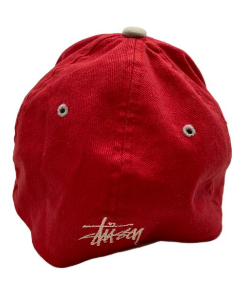stussy（ステューシー）stussy (ステューシー) 90sキャップ レッド サイズ:S-Mの古着・服飾アイテム