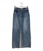 Whim Gazetteウィムガゼット）の古着「デニムスリットスカート」｜インディゴ