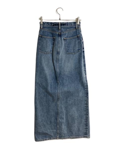 Whim Gazette（ウィムガゼット）Whim Gazette (ウィムガゼット) デニムスリットスカート インディゴ サイズ:36の古着・服飾アイテム