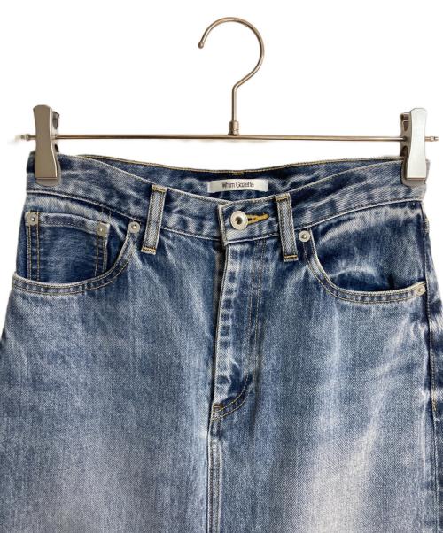 Whim Gazette（ウィムガゼット）Whim Gazette (ウィムガゼット) デニムスリットスカート インディゴ サイズ:36の古着・服飾アイテム