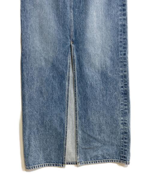 Whim Gazette（ウィムガゼット）Whim Gazette (ウィムガゼット) デニムスリットスカート インディゴ サイズ:36の古着・服飾アイテム