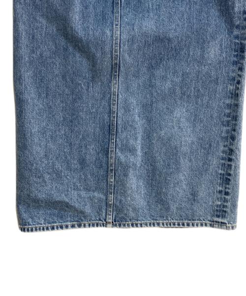 Whim Gazette（ウィムガゼット）Whim Gazette (ウィムガゼット) デニムスリットスカート インディゴ サイズ:36の古着・服飾アイテム