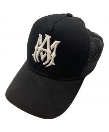 AMIRI（アミリ）の古着「ロゴトラッカーキャップ」｜ブラック