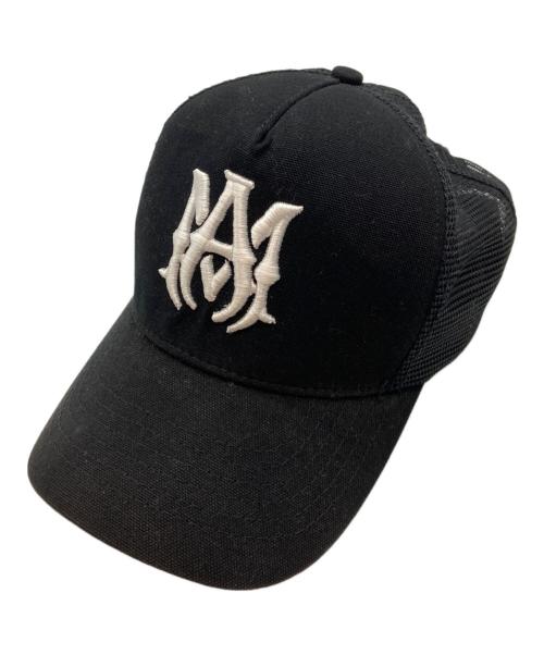 AMIRI（アミリ）AMIRI (アミリ) ロゴトラッカーキャップ ブラックの古着・服飾アイテム