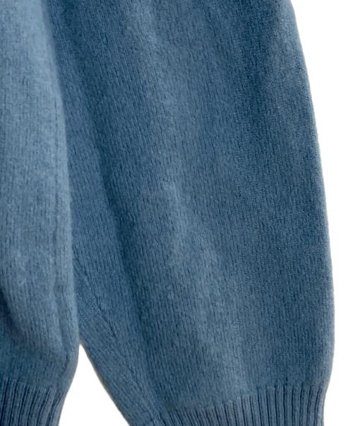 Christian Dior（クリスチャン ディオール）Christian Dior (クリスチャン ディオール) ロゴカシミヤニット スカイブルー サイズ:Ｌの古着・服飾アイテム