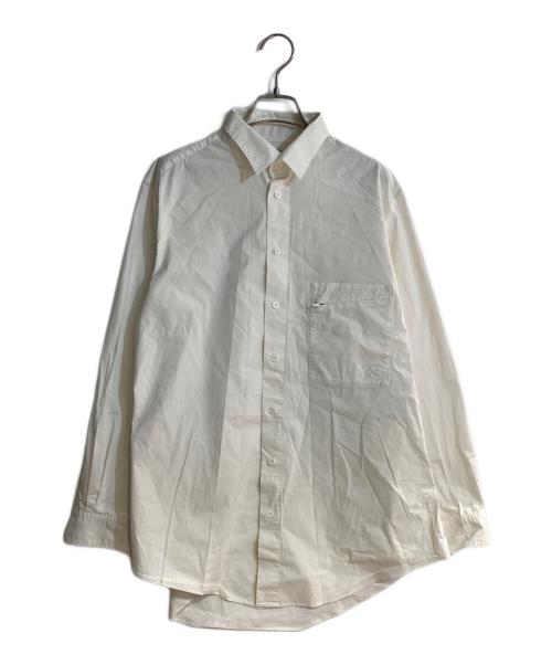 Y-3（ワイスリー）Y-3 (ワイスリー) CLASSIC CHEST LOGO BUTTON DOWN SHIRT ベージュ サイズ:Sの古着・服飾アイテム