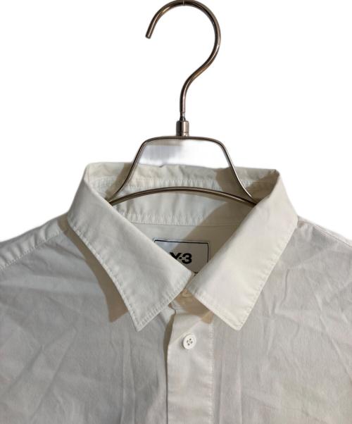 Y-3（ワイスリー）Y-3 (ワイスリー) CLASSIC CHEST LOGO BUTTON DOWN SHIRT ベージュ サイズ:Sの古着・服飾アイテム