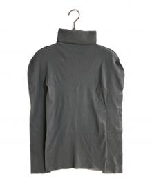 ISSEY MIYAKE A-POC INSIDE（イッセイミヤケ エポックインサイド）の古着「タートルネックカットソー」｜グレー