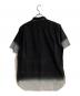 COMME des GARCONS HOMME (コムデギャルソン オム) グラデーション染加工半袖シャツ ブラック サイズ:S：7000円