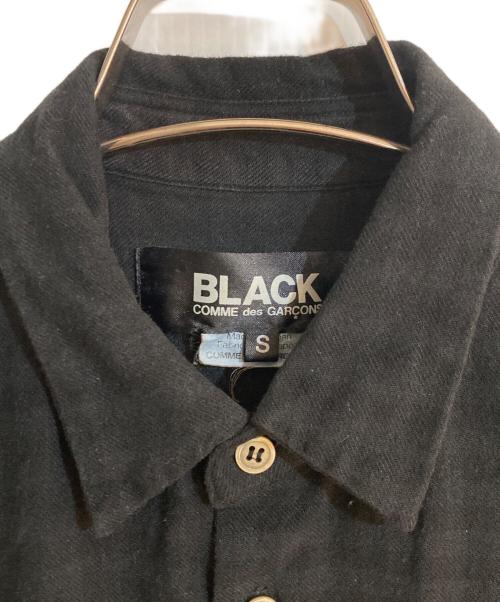 BLACK COMME des GARCONS（ブラックコムデギャルソン）BLACK COMME des GARCONS (ブラックコムデギャルソン) グラデーション加工チェックシャツ ブラック サイズ:Sの古着・服飾アイテム