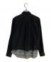 BLACK COMME des GARCONS (ブラックコムデギャルソン) グラデーション加工チェックシャツ ブラック サイズ:S：10000円