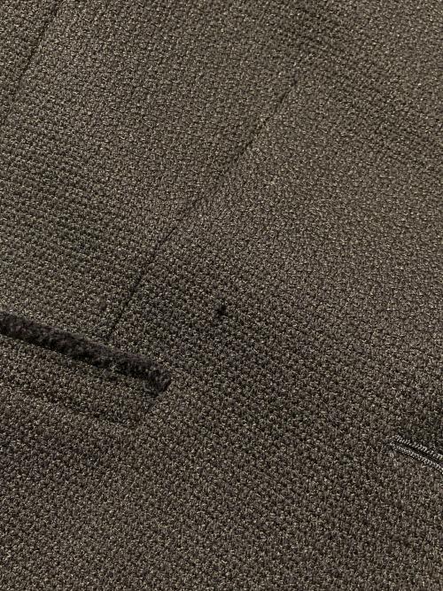 BALLSEY（ボールジィ）BALLSEY (ボールジィ) グラニーツイード Vカラージャケット ブラック サイズ:36の古着・服飾アイテム