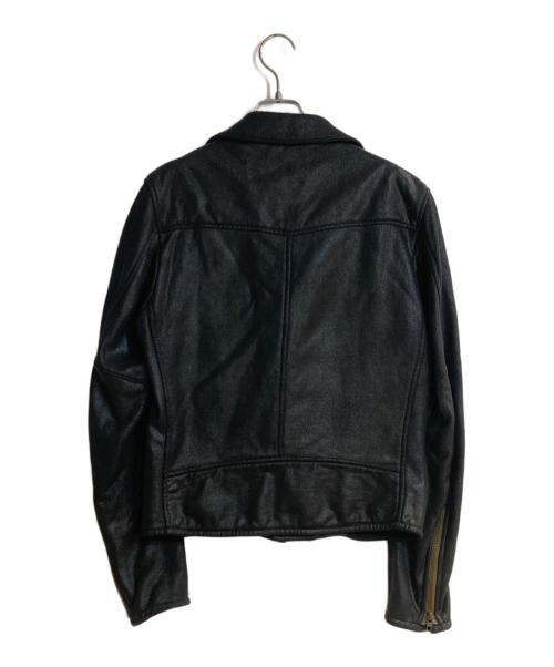 eYe COMME des GARCONS JUNYAWATANABE MAN（アイ コム デ ギャルソン ジュンヤ ワタナベ マン）eYe COMME des GARCONS JUNYAWATANABE MAN (アイ コム デ ギャルソン ジュンヤ ワタナベ マン) コーティングコットン ダブルライダースジャケット ブラック サイズ:Sの古着・服飾アイテム