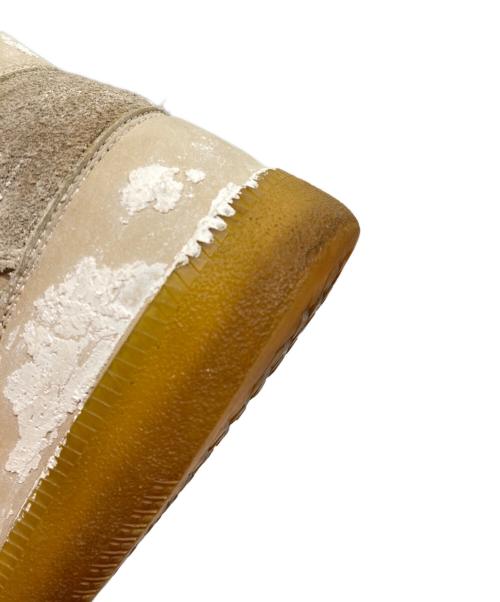 Maison Martin Margiela (22)（メゾンマルタンマルジェラ22）Maison Martin Margiela (22) (メゾンマルタンマルジェラ22) ペンキ加工ハイカットジャーマントレーナー ホワイト サイズ:43の古着・服飾アイテム