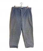 スイス軍スイスアーミー）の古着「ユーロワークパンツ」｜ブルー