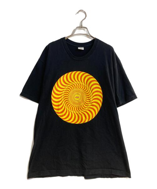 SUPREME（シュプリーム）SUPREME (シュプリーム) Spitfire Classic Swirl Tee ブラック サイズ:XLの古着・服飾アイテム