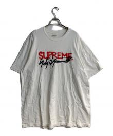 SUPREME×YOHJI YAMAMOTO（シュプリーム×ヨウジヤマモト）の古着「ロゴカットソー」｜ホワイト