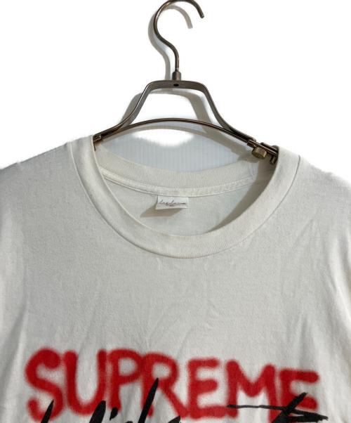 SUPREME（シュプリーム）Supreme (シュプリーム) YOHJI YAMAMOTO (ヨウジヤマモト) ロゴカットソー ホワイト サイズ:XLの古着・服飾アイテム