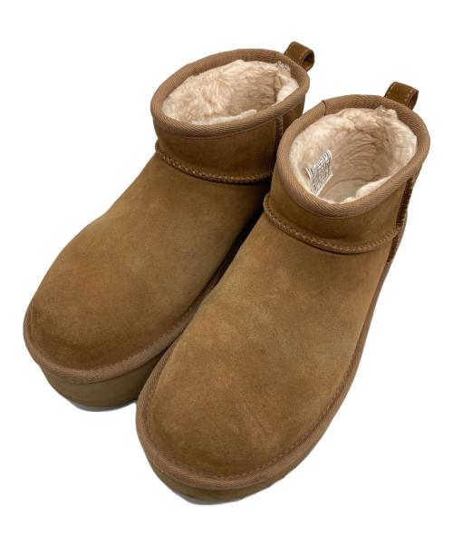 UGG（アグ）UGG (アグ) CLASSIC ULTRA MINI PLATFORM/クラシック ウルトラ ミニ プラットフォーム ブラウン サイズ:25cmの古着・服飾アイテム