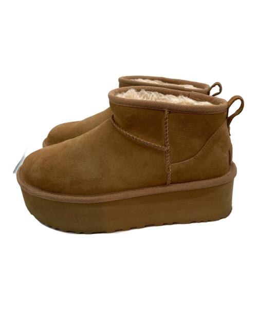 UGG（アグ）UGG (アグ) CLASSIC ULTRA MINI PLATFORM/クラシック ウルトラ ミニ プラットフォーム ブラウン サイズ:25cmの古着・服飾アイテム