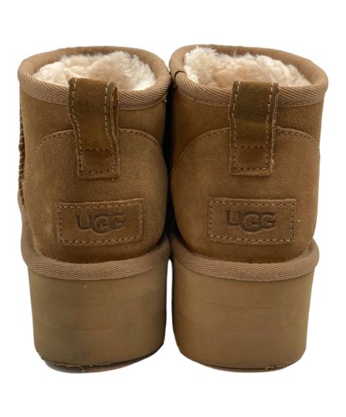 UGG（アグ）UGG (アグ) CLASSIC ULTRA MINI PLATFORM/クラシック ウルトラ ミニ プラットフォーム ブラウン サイズ:25cmの古着・服飾アイテム
