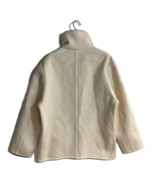 dunhill（ダンヒル）dunhill (ダンヒル) ウールスタンドカラージャケット アイボリー サイズ:Lの古着・服飾アイテム