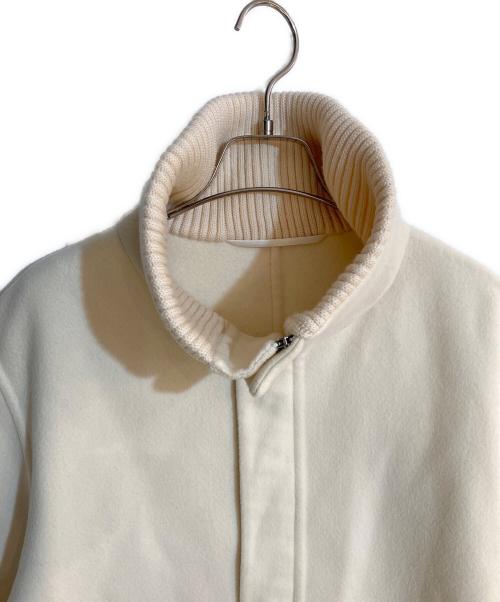 dunhill（ダンヒル）dunhill (ダンヒル) ウールスタンドカラージャケット アイボリー サイズ:Lの古着・服飾アイテム