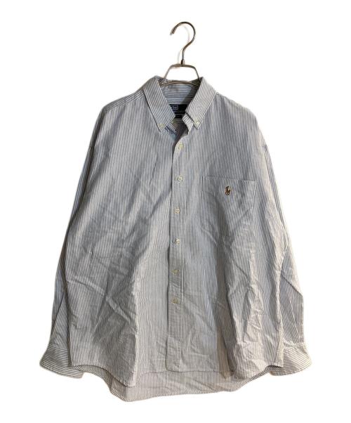 POLO RALPH LAUREN（ポロ・ラルフローレン）POLO RALPH LAUREN (ポロ・ラルフローレン) THE BIG SHIRT オックスフォードボタンダウンシャツ ブルー サイズ:Ｍの古着・服飾アイテム