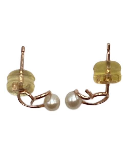 THE KISS（ザキス）THE KISS (ザキス) パールワンポイントピアス ゴールドの古着・服飾アイテム