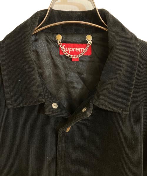 SUPREME（シュプリーム）SUPREME (シュプリーム) Corduroy Club Jacket/コーデュロイクラブジャケット ブラック サイズ:Mの古着・服飾アイテム