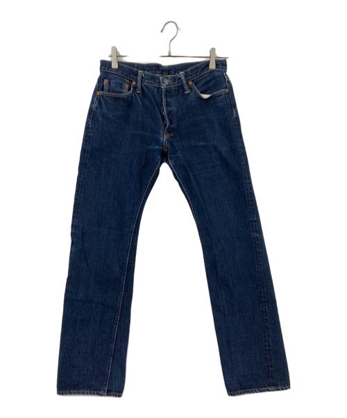THE FLAT HEAD（ザ・フラットヘッド）THE FLAT HEAD (ザ・フラットヘッド) デニムパンツ ネイビー サイズ:78.5ｃｍ（W31）の古着・服飾アイテム