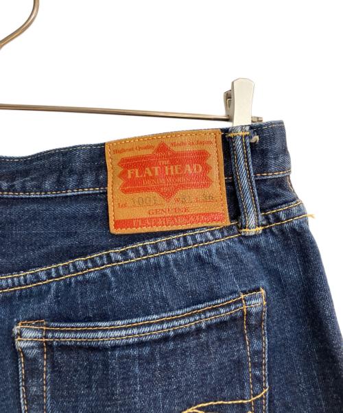 THE FLAT HEAD（ザ・フラットヘッド）THE FLAT HEAD (ザ・フラットヘッド) デニムパンツ ネイビー サイズ:78.5ｃｍ（W31）の古着・服飾アイテム
