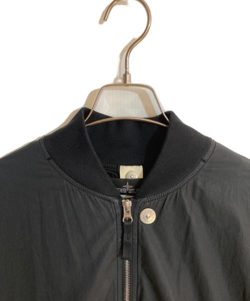 STONE ISLAND SHADOW PROJECT（ストーンアイランド シャドウプロジェクト）STONE ISLAND SHADOW PROJECT (ストーンアイランド シャドウプロジェクト) HD Pelleovo コットン ボンバー ジャケット ブラック サイズ:Mの古着・服飾アイテム