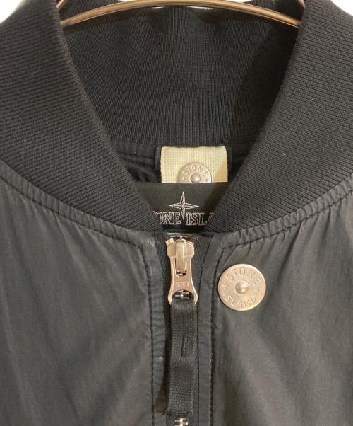 STONE ISLAND SHADOW PROJECT（ストーンアイランド シャドウプロジェクト）STONE ISLAND SHADOW PROJECT (ストーンアイランド シャドウプロジェクト) HD Pelleovo コットン ボンバー ジャケット ブラック サイズ:Mの古着・服飾アイテム