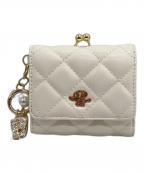 PAUL & JOE ACCESSOIRESポールアンドジョー アクセソワ）の古着「2つ折り財布」｜ベージュ