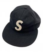 SUPREMEシュプリーム）の古着「Ebbets S Logo Fitted」｜ブラック