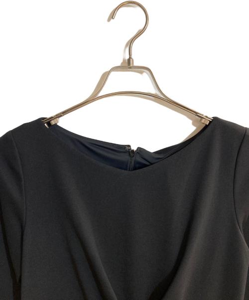 Pinky & Dianne（ピンキーアンドダイアン）Pinky & Dianne (ピンキーアンドダイアン) クロスタックジャージワンピース ブラック サイズ:36 未使用品の古着・服飾アイテム