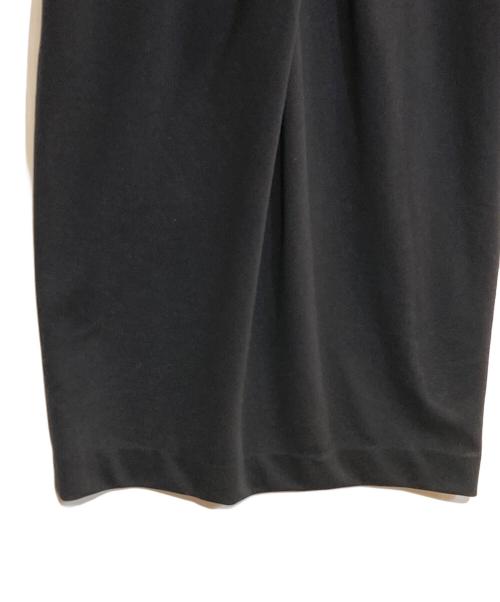 Pinky & Dianne（ピンキーアンドダイアン）Pinky & Dianne (ピンキーアンドダイアン) クロスタックジャージワンピース ブラック サイズ:36 未使用品の古着・服飾アイテム