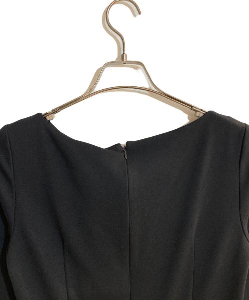 Pinky & Dianne（ピンキーアンドダイアン）Pinky & Dianne (ピンキーアンドダイアン) クロスタックジャージワンピース ブラック サイズ:36 未使用品の古着・服飾アイテム