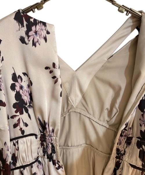 HER LIP TO（ハーリップトゥ）Her lip to (ハーリップトゥ) Muse Floral Cut-Out Dress/ミューズフローラルカットアウトドレス ブラウン サイズ:Sの古着・服飾アイテム