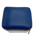 COMME des GARCONSコムデギャルソン）の古着「ラウンドファスナー財布」｜ブルー