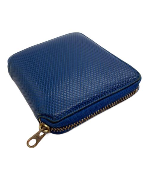 COMME des GARCONS（コムデギャルソン）COMME des GARCONS (コムデギャルソン) ラウンドファスナー財布 ブルーの古着・服飾アイテム