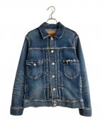 TMTティーエムティー）の古着「HYBRID-STRETCH DENIM JACKET」｜ブルー