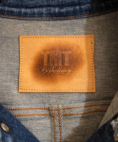 TMT（ティーエムティー）TMT (ティーエムティー) HYBRID-STRETCH DENIM JACKET ブルー サイズ:Sの古着・服飾アイテム