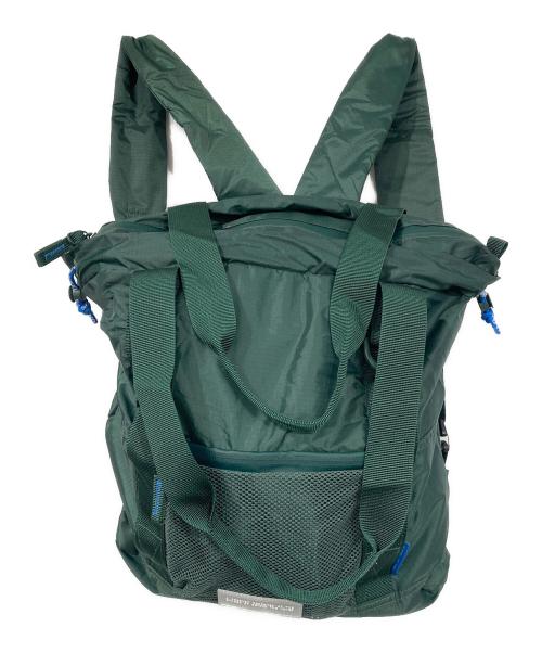 BEYOND THE VINES（ビヨンド ザ バインズ）BEYOND THE VINES (ビヨンド ザ バインズ) 折り畳みトートバッグ グリーンの古着・服飾アイテム